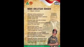 MARS DIKLATSAR BANSER, Ciptaan WAWAN SETIAWAN (Kasatkorcab Banser Kota Bandung)