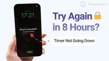 Why Is the iPhone Unavailable Timer Not Going Down？Try again in 8 hours？
