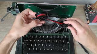 Halda Portable Typewriter Ribbon Install