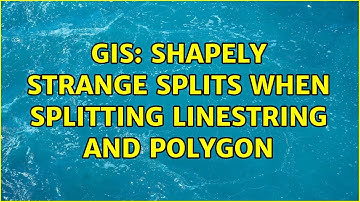 GIS: Shapely strange splits when splitting LineString and Polygon