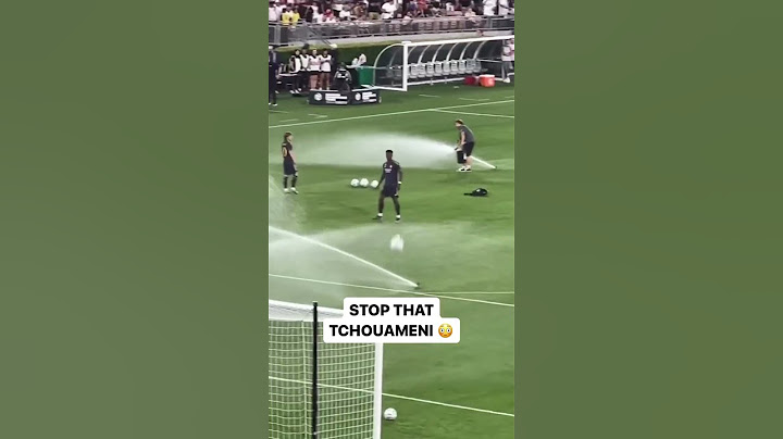 Tchouameni did a Rabona from DEEP! 😱