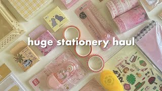 huge stationery haul 🌸🐥 | back to school haul with stationery pal