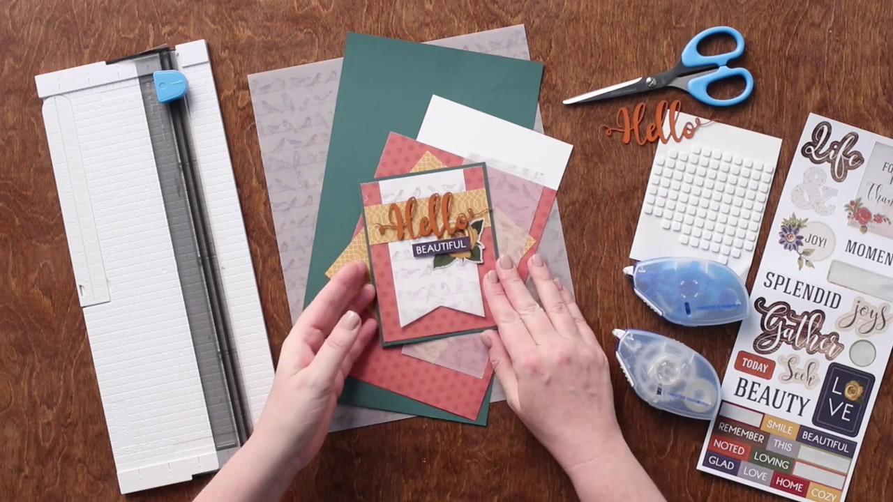 Countryside Comfort Card Project | Creative Memories Australia