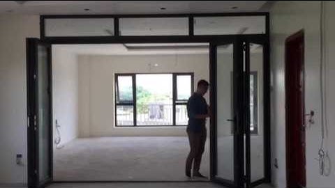 Cửa Nhôm XINGFA Mở Xếp Trượt Gấp 6 Cánh - 0985.213.785