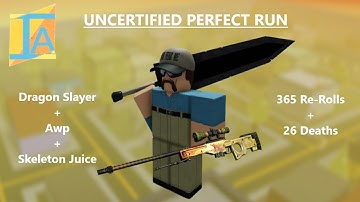 uncertified perfect run | Item Asylum