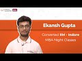 Ekansh guptas review of career launcher  iim indore convert  career launcher review