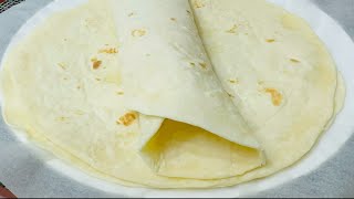 HOMEMADE TORTILLA RECIPE |SOFT TORTILLA WRAP QUICK& EASY TORTILLA RECIPE |By Every Day Cooking Food