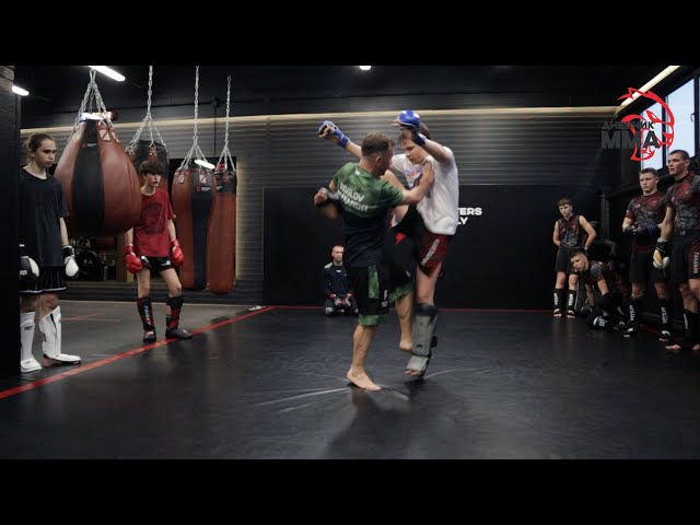 Ударная тренировка для ММА / MMA Practice class=