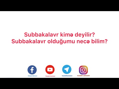 Subbakalavr nədir? Kimlərə deyilir?