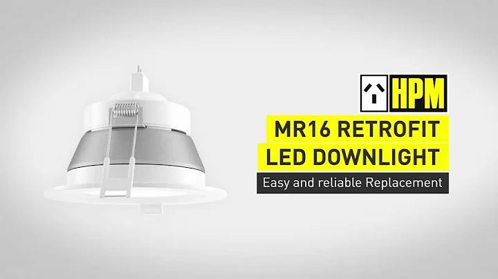 HPM MR16 Retrofit Downlight Video