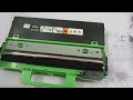 How To Empty And Reuse Brother WT-223Cl Waste Toner Box With Alarm Reset