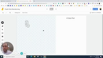 Using Jamboard to draw Isometric Drawings