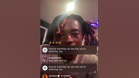 YSN Flow - "Be The Light" (IG Live Snippet)
