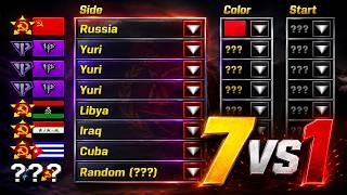 Russia vs Hard 7v1 Army Mix in Red Alert 2