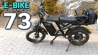 Super Ebike Upgrade Sabvoton Guide ;72v 2000W Controller, Hub Motor, Brake, Fork , Lights #super73