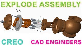 EXPLODE ASSEMBLY IN CREO PARAMETRIC 3.0