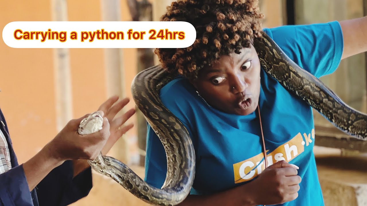 SHOCKING I Carried a PYTHON for 24hrs in Kenya 🇰🇪 - YouTube