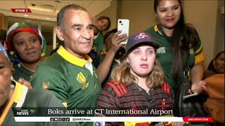 Boks Victory Tour | Springboks arrive at CT International Airport