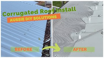 DIYers Installation Guide on How to Install a Gutter Guard Kit to Corrugated Roofs 🛠️