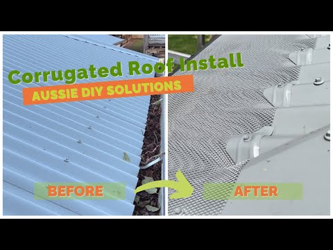 DIYers Installation Guide on How to Install a Gutter Guard Kit to Corrugated Roofs 🛠️