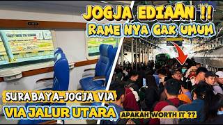 TRAIN TO JOGJA IS PACKED, ABSOLUTELY INSANE CROWDS!! SANCAKA UTARA TRIP SURABAYA-JOGJA VIA CEPU