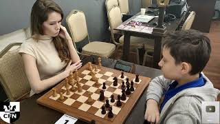 : WIM I. Baraeva (2027) vs A. Gidaspov (1726). Chess Fight Night. CFN. Rapid