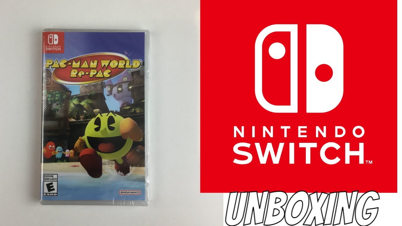 PAC MAN WORLD RE PAC GAME UNBOXING - YouTube