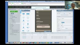 Creating a login screen and password recovery through email using Appery.io Server Code