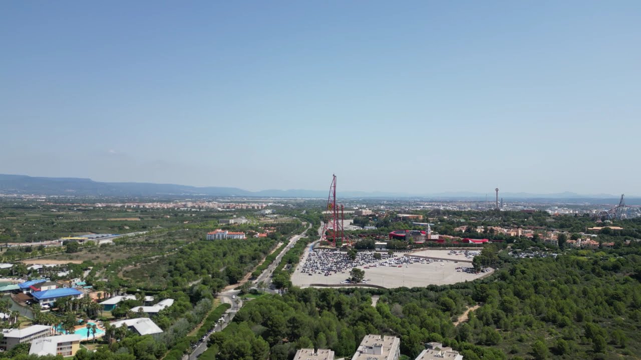 Una vista con dron de Salou DJI PRO 4K