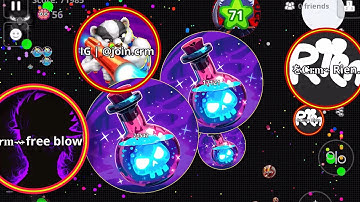 SOLO VS CLAN?? 🧪 (AGAR.IO MOBILE)