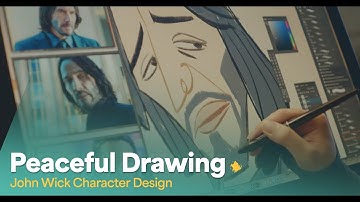 Drawing John Wick | Relaxed Character Design Session
