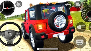 Indian Mahindra Thar car simulator 3d game (gadi wala game) #35 realistic car game android gameplay