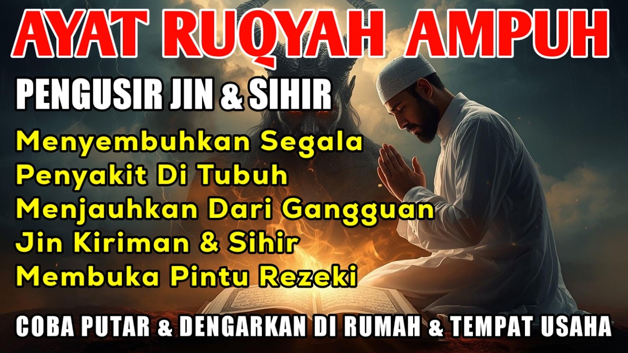 LAILAHAILALLAH! AYAT RUQYAH PALING AMPUH PENGUSIR JIN, SIHIR & SANTET DI TUBUHMU | BUKTIKAN