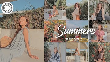Faded Summer VSCO Filter | vsco photo editing tutorial