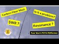 Carbon Fiber Mast for hf radio antenna. Good or bad? Test results with the Poor Man's POTA PERformer