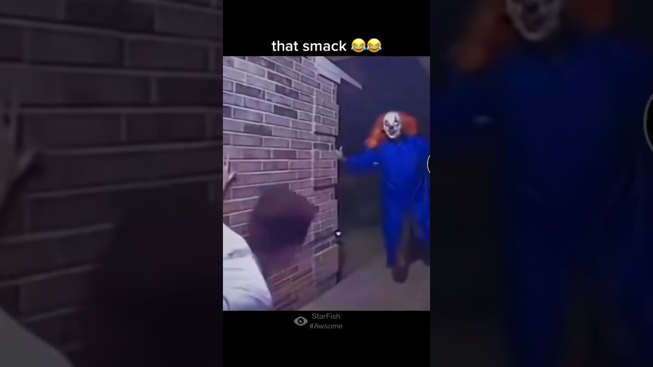Mad clown slap