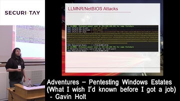Securi-Tay 2017 - Adventures – Pentesting Windows Estates