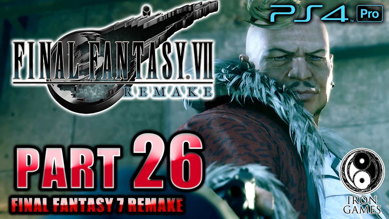 #26【ファイナルファンタジーⅦリメイク/高画質】ボス「アプス＆どろぼうアプス」戦！レズリーの秘めた過去【FF7R】