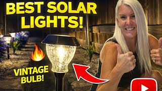 BEST Solar Pathway Lights for Yard, Garden &amp; Walkway | XMCOSY+ Vintage Bulb Solar Lights Review