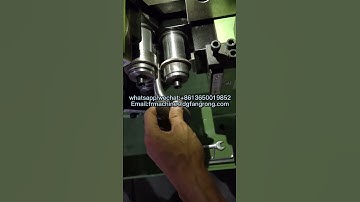 Golf shaft thread rolling machine #thread #steel #pipe #metal #manual #rolling #sewing #machine