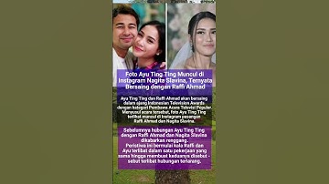 Foto Ayu Ting Ting Muncul Di Instagram Nagita Slavina, Ternyata Bersaing Dengan Raffi Ahmad