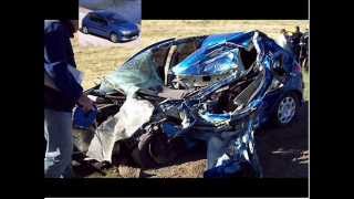 vehiculos antes y despues de haber chocado