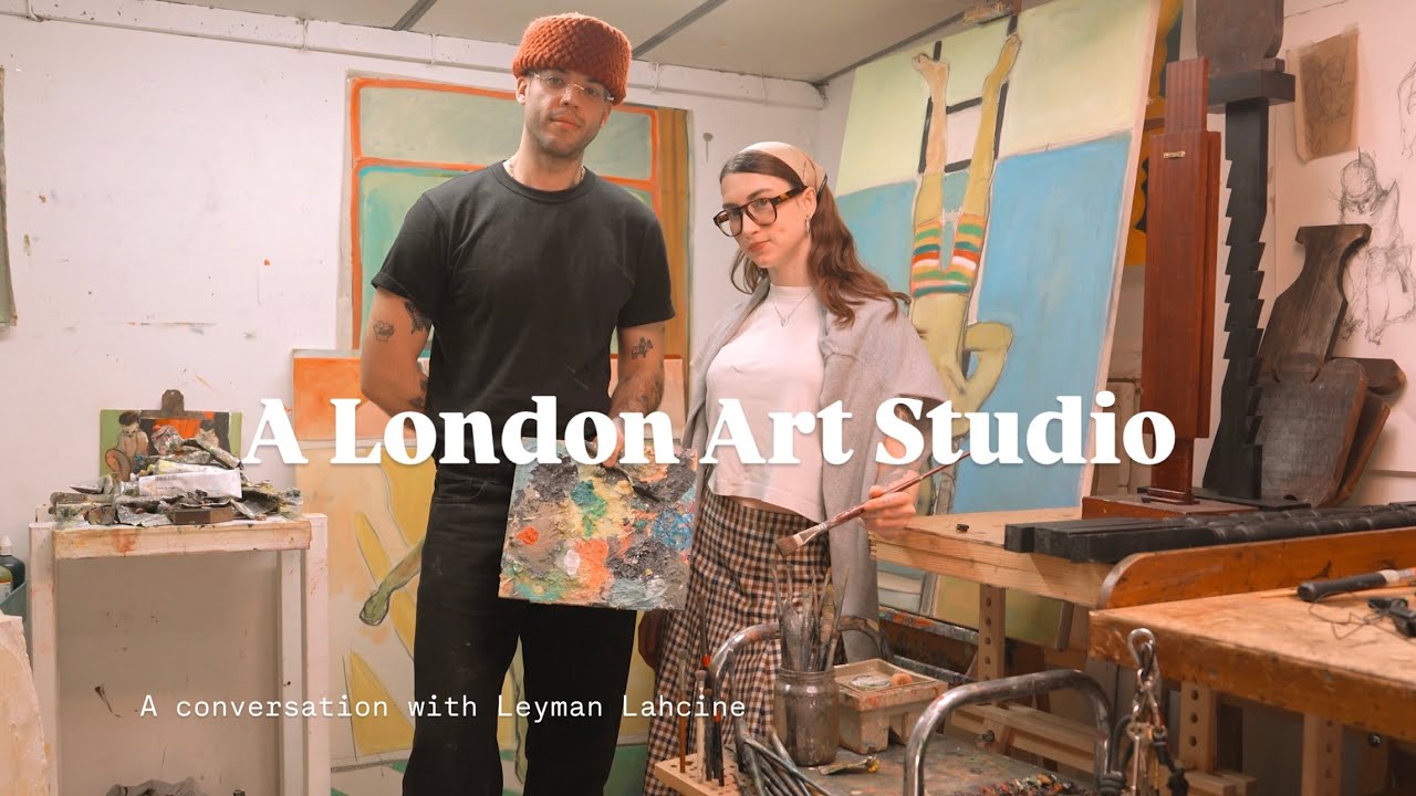Inside a London Art Studio - with Leyman Lahcine