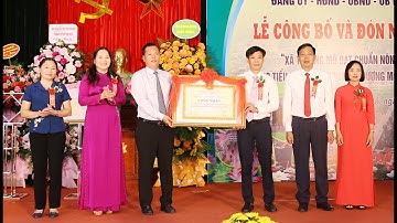LẼ CÔNG BỐ VÀ ĐÓN NHẬN DANH HIỆU  XÃ THƯỢNG MỖ CHUẨN NÔNG THÔN MỚI NÂNG CAO - NGÀY 7/6/2022