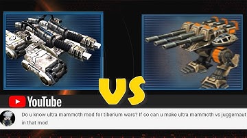 Ultra Mammoth Tank vs GDI Juggernaut