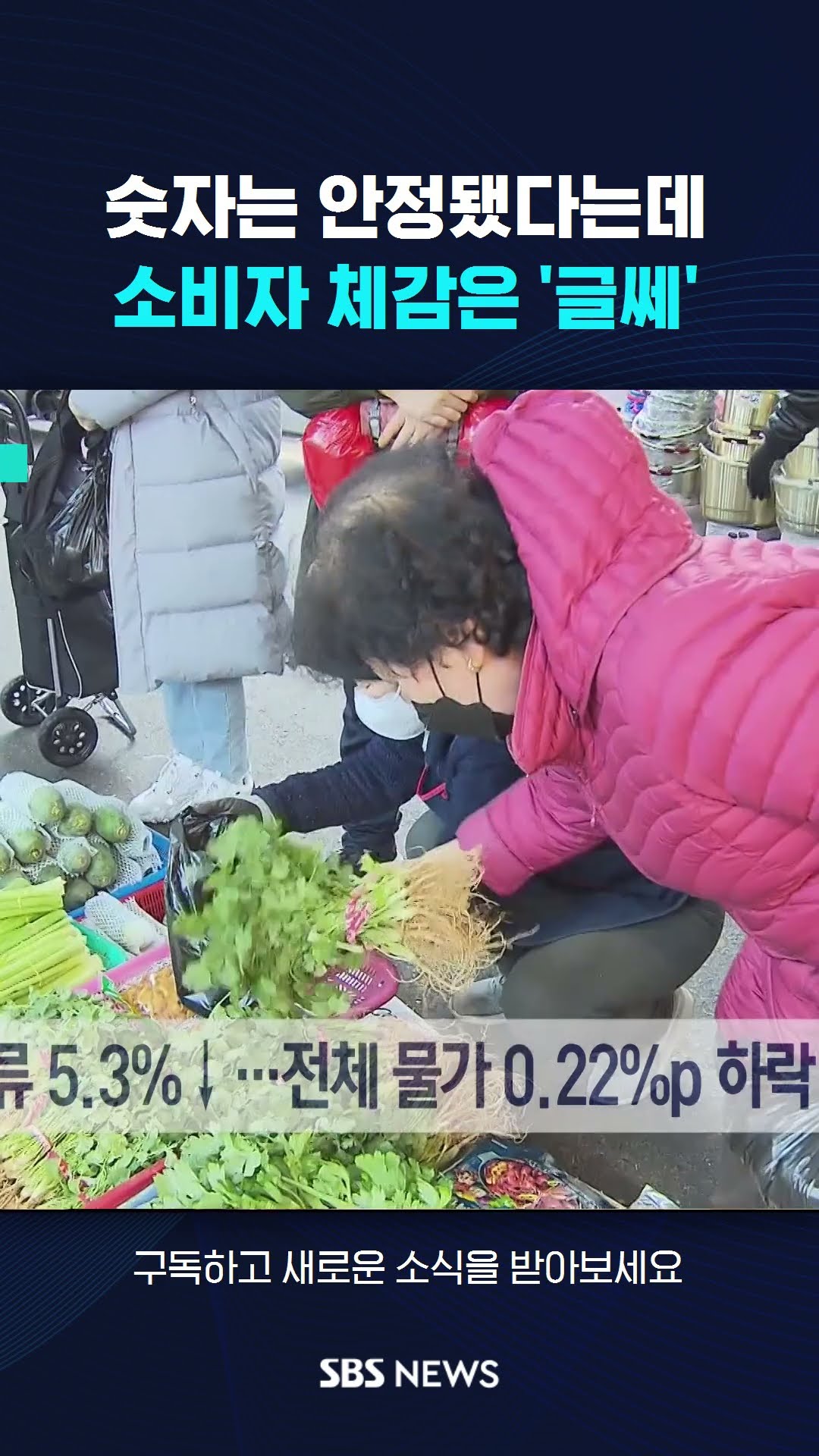 숫자는 안정됐다는데…소비자 체감은 '글쎄' #shorts