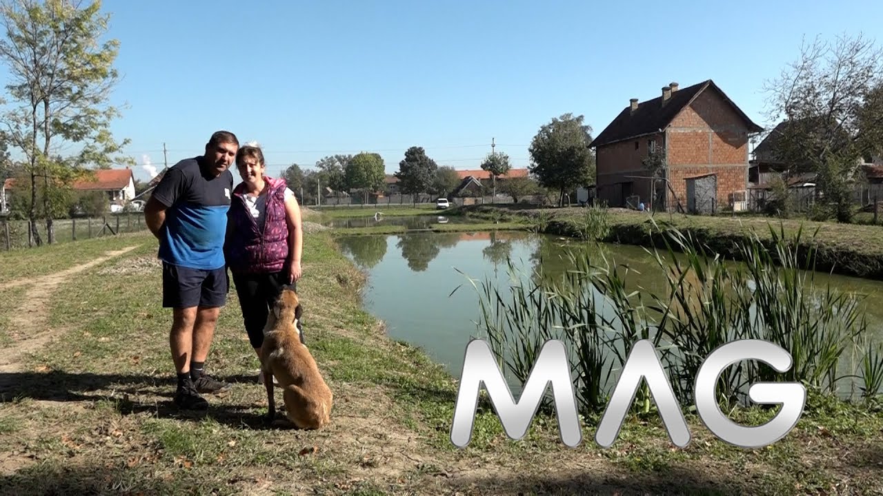 Ribnjak na imanju porodice Salkanović u Grabovcu