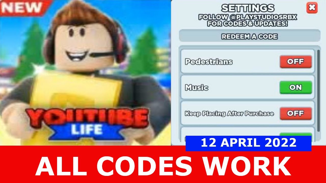 ITV LifeCodes Roblox April 2022 - Game News 24