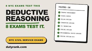 Deductive Reasoning on the NYC Civil Service Exams: What It Actually Tests