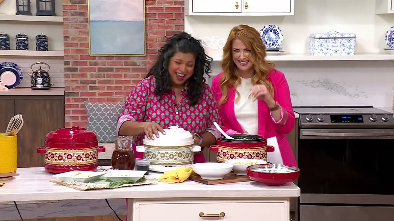 Aarti Sequeira 2-in-1 Compact 2qt Pressure Cooker and Slow Cooker on QVC